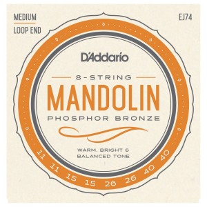 Mandolinsträngar av märket D'Addario.